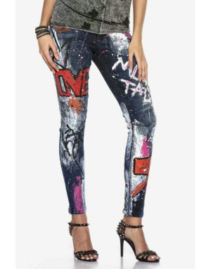 SPODNIE JEANS CIPO & BAXX WD399