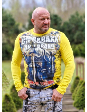 BIAŁA KOSZULKA MĘSKA BAWEŁNA RYCERZ DŻETY LONGSLEEVE SPEDBOY  CL452