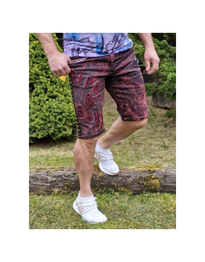 BORDOWE SPODENKI  MĘSKIE JEANSOWE SPEDBOY CK207