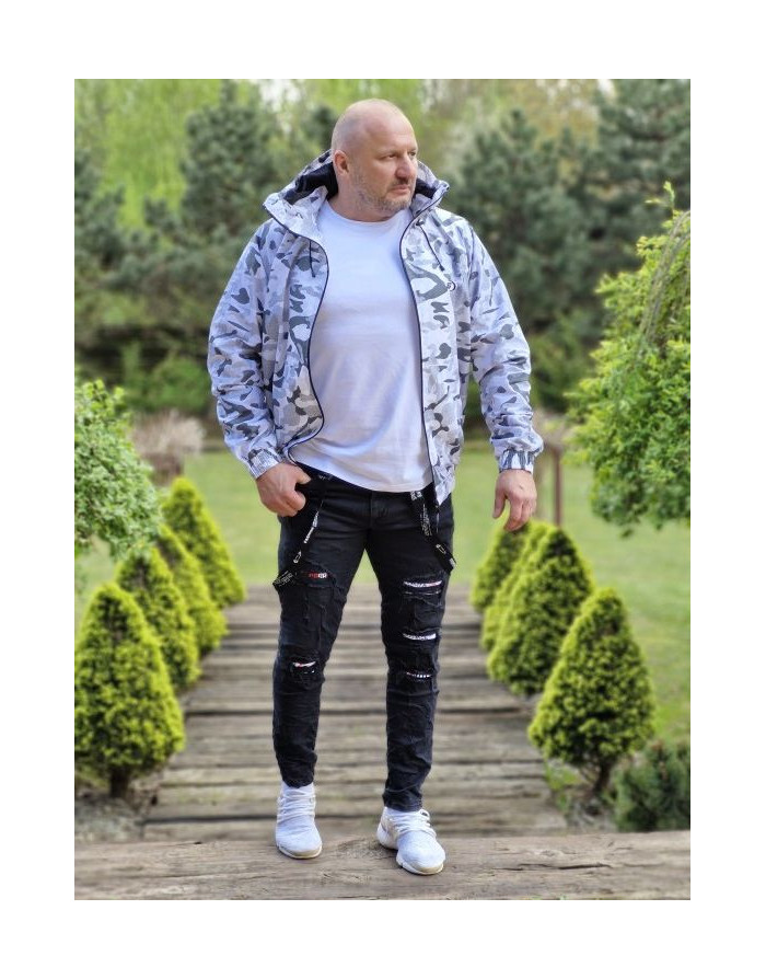 MORO KURTKA MĘSKA WIATRÓWKA Z KAPTUREM SPEDBOY K24