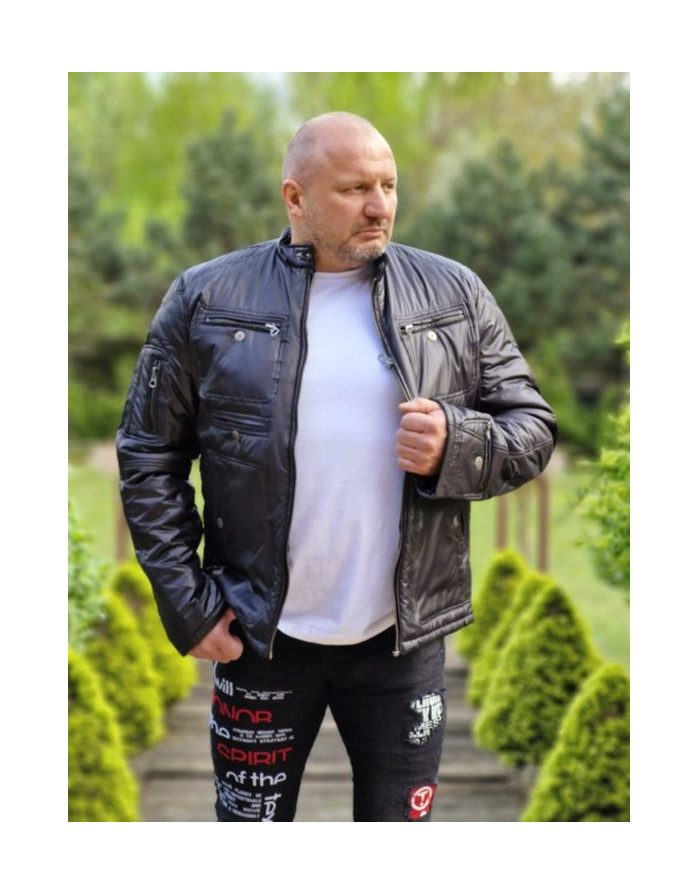 CZARNA KURTKA MĘSKA SPEDBOY 08005