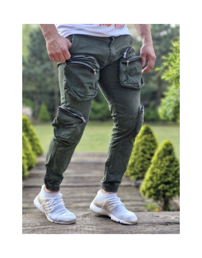 KHAKI SPODNIE MĘSKIE BOJÓWKI JOGERRY SPEDBOY 3590